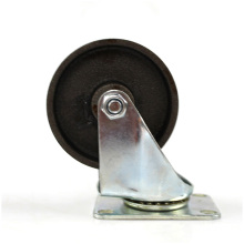 4 inch medium duty plate swivel all-iron casters